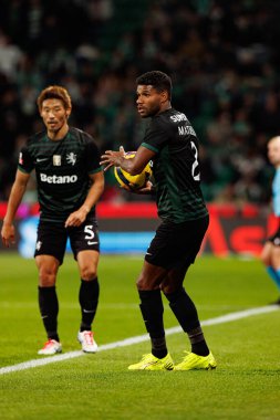 Matheus Reis, Liga Portekiz maçı sırasında Estadio Jose Alvalade 'de Sporting CP ve CF Estrela Amadora (Maciej Rogowski / Ball Raw Images) takımları arasında görüldü.)