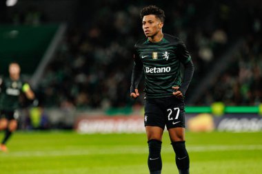 Alisson Santos, Liga Portekiz maçı sırasında Estadio Jose Alvalade 'de (Maciej Rogowski / Ball Raw Images) Sporting CP ve CF Estrela Amadora takımları arasında görüldü.)