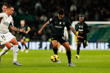 Luis Suarez, Liga Portekiz maçı sırasında Estadio Jose Alvalade 'de (Maciej Rogowski / Ball Raw Images) Sporting CP ve CF Estrela Amadora takımları arasında görüldü.)