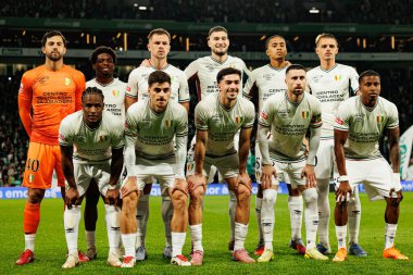 Estrela takımı Liga Portekiz maçı sırasında Estadio Jose Alvalade 'de Sporting CP ve CF Estrela Amadora (Maciej Rogowski / Ball Raw Images) takımları arasında görüldü.)