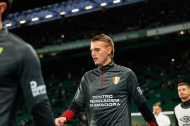Luan Patrick, Liga Portekiz maçı sırasında Estadio Jose Alvalade 'de (Maciej Rogowski / Ball Raw Images) Sporting CP ve CF Estrela Amadora takımları arasında görüldü.)