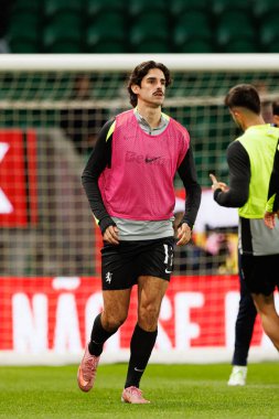 Francisco Trincao, Liga Portekiz maçı sırasında Estadio Jose Alvalade 'de Sporting CP ve CF Estrela Amadora (Maciej Rogowski / Ball Raw Images) takımları arasında görüldü.)