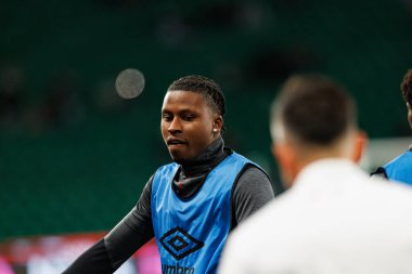 Sidny Lopes Cabral, Liga Portekiz maçı sırasında Estadio Jose Alvalade (Maciej Rogowski / Ball Raw Images) takımları arasında Sporting CP ve CF Estrela Amadora arasında görüldü.)