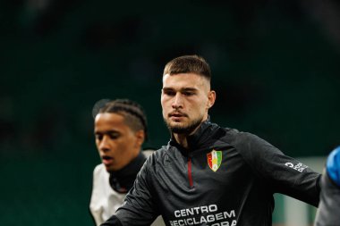 Atanas Chernev, Liga Portekiz maçı sırasında Estadio Jose Alvalade 'de Sporting CP ve CF Estrela Amadora (Maciej Rogowski / Ball Raw Images) takımları arasında görüldü.)