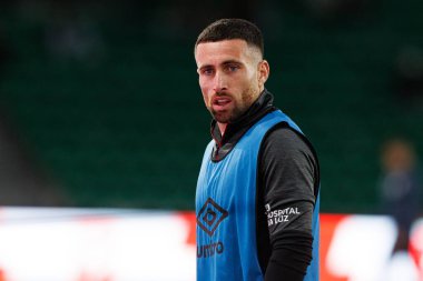 Joao Kikas, Liga Portekiz maçı sırasında Estadio Jose Alvalade 'de Sporting CP ve CF Estrela Amadora (Maciej Rogowski / Ball Raw Images) takımları arasında görüldü.)