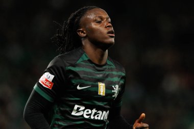 Estadio Jose Alvalade 'de (Maciej Rogowski / Ball Raw Images) Sporting CP ve CF Estrela Amadora takımları arasında oynanan Liga Portekiz maçı sırasında görülen Geovany Quenda)