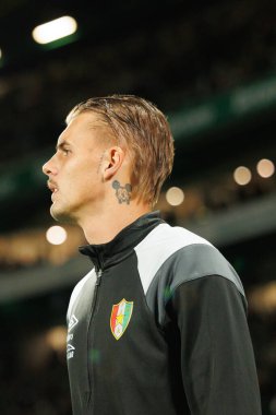   Luan Patrick, Liga Portekiz maçı sırasında Estadio Jose Alvalade 'de (Maciej Rogowski / Ball Raw Images) Sporting CP ve CF Estrela Amadora takımları arasında görüldü.)