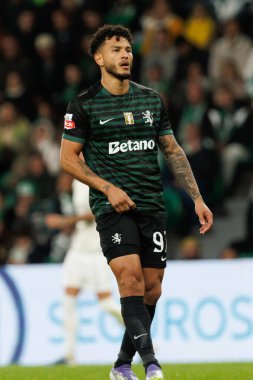     Luis Javier Suarez, Liga Portekiz maçı sırasında Estadio Jose Alvalade 'de oynayan Sporting CP ve CF Estrela Amadora (Maciej Rogowski / Ball Raw Images) takımları arasında oynadı.)