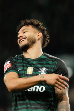  Luis Javier Suarez, Liga Portekiz maçı sırasında Estadio Jose Alvalade 'de (Maciej Rogowski / Ball Raw Images) Sporting CP ve CF Estrela Amadora takımları arasında görüldü.)