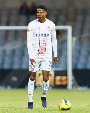Julian Jose Martinez, Liga Portekiz maçı sırasında Estadio Belediyesi Rio Maior 'da Casa Pia ve FC Alverca takımları arasında görüldü (Maciej Rogowski / Ball Raw Images)