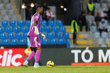 Ricardo Batista, Liga Portekiz maçında Estadio Belediyesi Rio Maior 'da Casa Pia ve FC Alverca takımları arasında görüldü (Maciej Rogowski / Ball Raw Images)