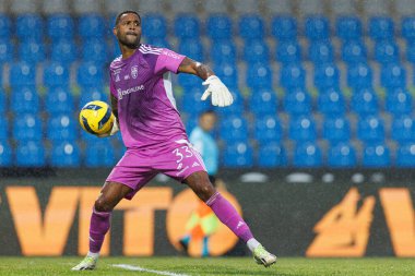 Ricardo Batista, Liga Portekiz maçında Estadio Belediyesi Rio Maior 'da Casa Pia ve FC Alverca takımları arasında görüldü (Maciej Rogowski / Ball Raw Images)