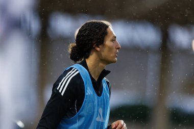 Fahem Benaissa-Yahia, Liga Portekiz maçı sırasında Casa Pia ve FC Alverca takımları arasında Estadio Municipal Rio Maior 'da (Maciej Rogowski / Ball Raw Images)