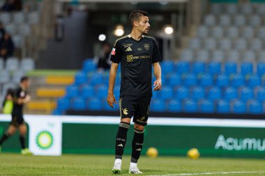 Andre Geraldes, Liga Portekiz maçı sırasında Estadio Belediyesi Rio Maior 'da Casa Pia ve FC Alverca takımları arasında görüldü (Maciej Rogowski / Ball Raw Images)
