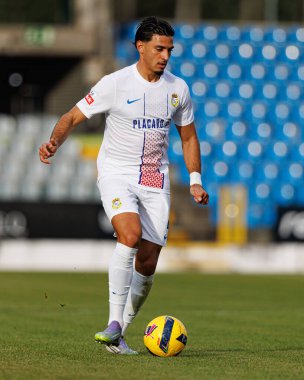 Liga Portekiz maçında Estadio Belediyesi Rio Maior 'da Casa Pia ve FC Alverca takımları arasında Nabil Touaizi görüldü (Maciej Rogowski / Ball Raw Images)
