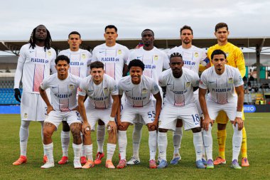 Liga Portekiz maçında Estadio Belediyesi Rio Maior 'daki Casa Pia ve FC Alverca takımları arasında Alverca takımı görüldü (Maciej Rogowski / Ball Raw Images)