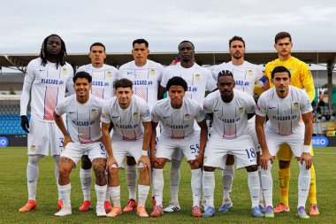 Liga Portekiz maçında Estadio Belediyesi Rio Maior 'daki Casa Pia ve FC Alverca takımları arasında Alverca takımı görüldü (Maciej Rogowski / Ball Raw Images)