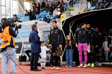Jose Fonte, Liga Portekiz maçı sırasında Estadio Belediyesi Rio Maior 'da Casa Pia ve FC Alverca takımları arasında görüldü (Maciej Rogowski / Ball Raw Images)