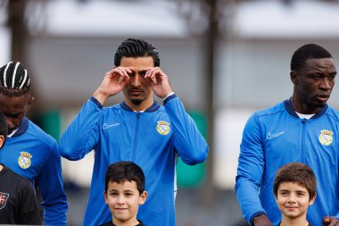 Liga Portekiz maçında Estadio Belediyesi Rio Maior 'da Casa Pia ve FC Alverca takımları arasında Nabil Touaizi görüldü (Maciej Rogowski / Ball Raw Images)