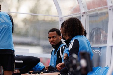 Xander Severina, Liga Portekiz maçı sırasında Estadio Belediyesi Rio Maior 'da Casa Pia ve FC Alverca takımları arasında görüldü (Maciej Rogowski / Ball Raw Images)