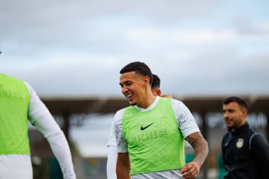 Kaiky Naves, Liga Portekiz maçı sırasında Estadio Belediyesi Rio Maior 'da Casa Pia ve FC Alverca takımları arasında görüldü (Maciej Rogowski / Ball Raw Images)