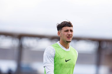 Liga Portekiz maçında Estadio Belediyesi Rio Maior 'daki Casa Pia ve FC Alverca takımları arasında görülen Cedric Nuozzi (Maciej Rogowski / Ball Raw Images)