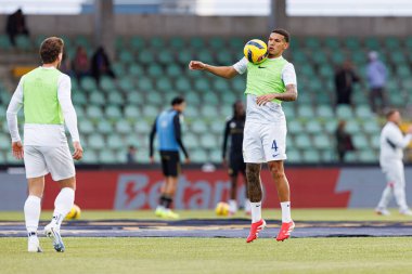 Kaiky Naves, Liga Portekiz maçı sırasında Estadio Belediyesi Rio Maior 'da Casa Pia ve FC Alverca takımları arasında görüldü (Maciej Rogowski / Ball Raw Images)