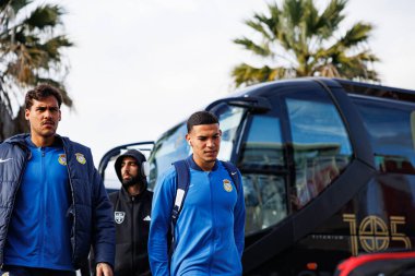 Kaiky Naves, Liga Portekiz maçı sırasında Estadio Belediyesi Rio Maior 'da Casa Pia ve FC Alverca takımları arasında görüldü (Maciej Rogowski / Ball Raw Images)