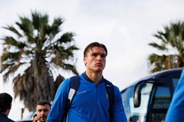 Marko Milovanoviç Marezi, Liga Portekiz maçında Casa Pia ve FC Alverca takımları arasında Estadio Municipal Rio Maior 'da (Maciej Rogowski / Ball Raw Images)