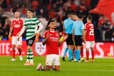 Richard Rios Liga Portekiz maçı sırasında SL Benfica ve Sporting CP (Maciej Rogowski / Ball Raw Images) arasında görüldü)