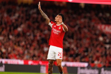 Richard Rios Liga Portekiz maçı sırasında SL Benfica ve Sporting CP (Maciej Rogowski / Ball Raw Images) arasında görüldü)