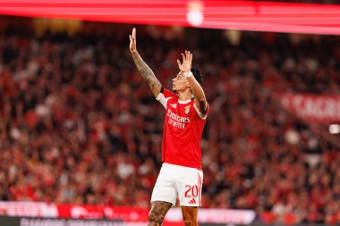 Richard Rios Liga Portekiz maçı sırasında SL Benfica ve Sporting CP (Maciej Rogowski / Ball Raw Images) arasında görüldü)