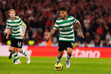 Luis Suarez Liga Portekiz maçı sırasında SL Benfica ve Sporting CP (Maciej Rogowski / Ball Raw Images) arasında görüldü)