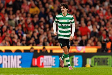 Francisco Trincao Liga Portekiz maçı sırasında SL Benfica ve Sporting CP (Maciej Rogowski / Ball Raw Images) arasında görüldü)