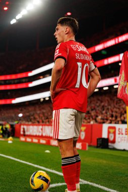 Georgiy Sudakov, Liga Portekiz maçında SL Benfica ve Sporting CP (Maciej Rogowski / Ball Raw Images) arasında görüldü)