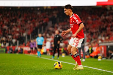 Georgiy Sudakov, Liga Portekiz maçında SL Benfica ve Sporting CP (Maciej Rogowski / Ball Raw Images) arasında görüldü)