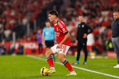 Georgiy Sudakov, Liga Portekiz maçında SL Benfica ve Sporting CP (Maciej Rogowski / Ball Raw Images) arasında görüldü)