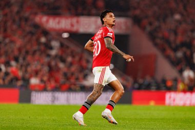 Richard Rios Liga Portekiz maçı sırasında SL Benfica ve Sporting CP (Maciej Rogowski / Ball Raw Images) arasında görüldü)
