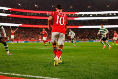 Georgiy Sudakov, Liga Portekiz maçında SL Benfica ve Sporting CP (Maciej Rogowski / Ball Raw Images) arasında görüldü)