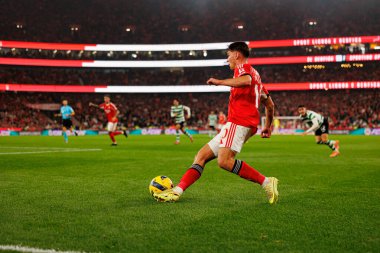 Georgiy Sudakov, Liga Portekiz maçında SL Benfica ve Sporting CP (Maciej Rogowski / Ball Raw Images) arasında görüldü)