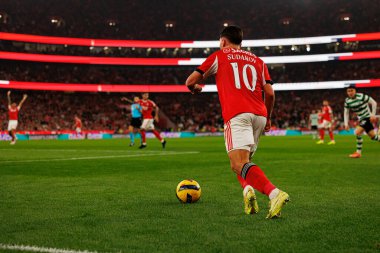 Georgiy Sudakov, Liga Portekiz maçında SL Benfica ve Sporting CP (Maciej Rogowski / Ball Raw Images) arasında görüldü)