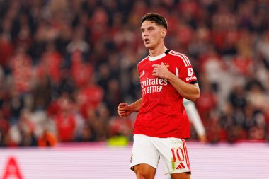 Georgiy Sudakov, Liga Portekiz maçında SL Benfica ve Sporting CP (Maciej Rogowski / Ball Raw Images) arasında görüldü)