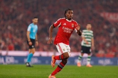 Leandro Barreiro, Liga Portekiz maçı sırasında SL Benfica ve Sporting CP (Maciej Rogowski / Ball Raw Images) arasında görüldü.)