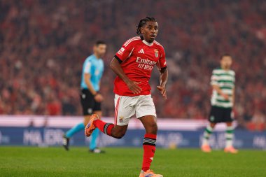 Leandro Barreiro, Liga Portekiz maçı sırasında SL Benfica ve Sporting CP (Maciej Rogowski / Ball Raw Images) arasında görüldü.)
