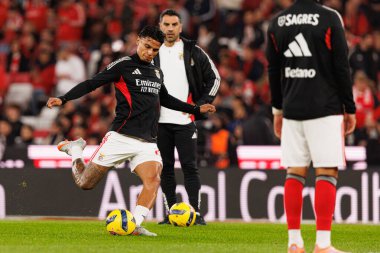Richard Rios Liga Portekiz maçı sırasında SL Benfica ve Sporting CP (Maciej Rogowski / Ball Raw Images) arasında görüldü)