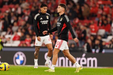 Georgiy Sudakov, Liga Portekiz maçında SL Benfica ve Sporting CP (Maciej Rogowski / Ball Raw Images) arasında görüldü)