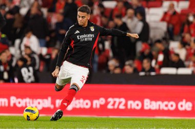 SL Benfica ve Sporting CP (Maciej Rogowski / Ball Raw Images) arasında oynanan Liga Portekiz maçında Enzo Barrenechea görüldü)
