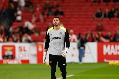 SL Benfica ve Sporting CP (Maciej Rogowski / Ball Raw Images) arasındaki Liga Portekiz maçı sırasında Rui Silva görüldü)