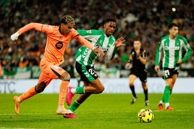 Lamine Yamal, Real Betis Balompie ve FC Barcelona (Maciej Rogowski / Ball Raw Images) takımları arasında LaLiga EA Sports maçında görüldü)