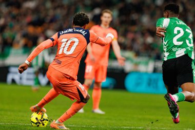 Lamine Yamal, Real Betis Balompie ve FC Barcelona (Maciej Rogowski / Ball Raw Images) takımları arasında LaLiga EA Sports maçında görüldü)